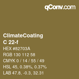 Farbcode: ClimateCoating - C 22-f | qconv.com