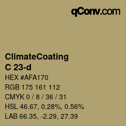 Color code: ClimateCoating - C 23-d | qconv.com
