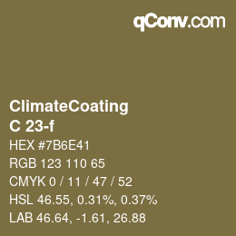 Color code: ClimateCoating - C 23-f | qconv.com