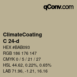 Color code: ClimateCoating - C 24-d | qconv.com