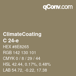 Código de color: ClimateCoating - C 24-e | qconv.com