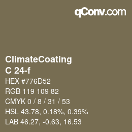 Code couleur: ClimateCoating - C 24-f | qconv.com