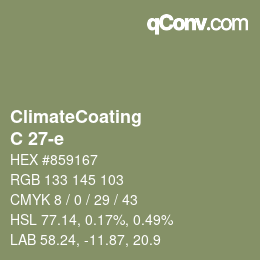 Color code: ClimateCoating - C 27-e | qconv.com