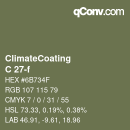 Code couleur: ClimateCoating - C 27-f | qconv.com