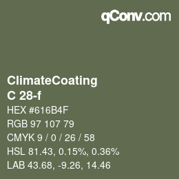 Color code: ClimateCoating - C 28-f | qconv.com