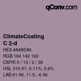 Color code: ClimateCoating - C 2-d | qconv.com