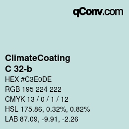 Código de color: ClimateCoating - C 32-b | qconv.com