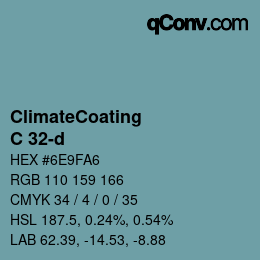 Farbcode: ClimateCoating - C 32-d | qconv.com