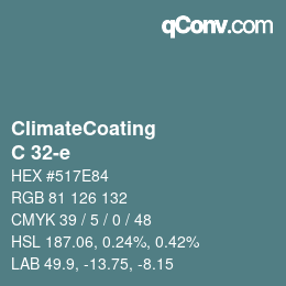 Code couleur: ClimateCoating - C 32-e | qconv.com