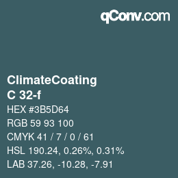 Code couleur: ClimateCoating - C 32-f | qconv.com