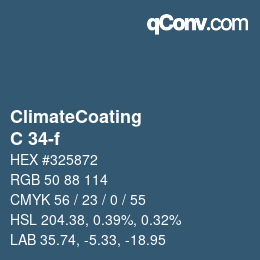 Código de color: ClimateCoating - C 34-f | qconv.com