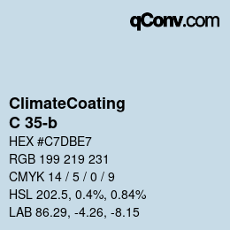 Farbcode: ClimateCoating - C 35-b | qconv.com