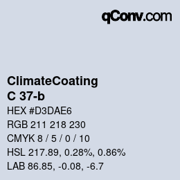 Color code: ClimateCoating - C 37-b | qconv.com