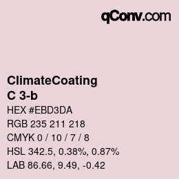Color code: ClimateCoating - C 3-b | qconv.com