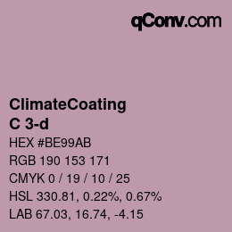 Color code: ClimateCoating - C 3-d | qconv.com