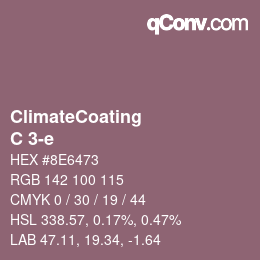 Color code: ClimateCoating - C 3-e | qconv.com
