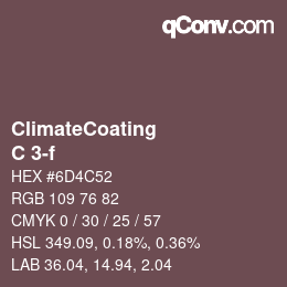 Color code: ClimateCoating - C 3-f | qconv.com