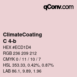 Code couleur: ClimateCoating - C 4-b | qconv.com