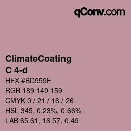 Color code: ClimateCoating - C 4-d | qconv.com