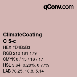 Color code: ClimateCoating - C 5-c | qconv.com