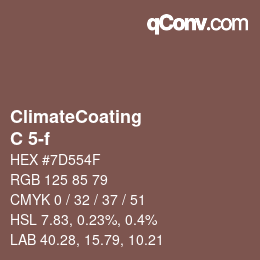 Color code: ClimateCoating - C 5-f | qconv.com