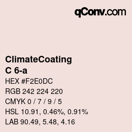 Color code: ClimateCoating - C 6-a | qconv.com