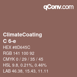 Farbcode: ClimateCoating - C 6-e | qconv.com
