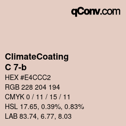 Color code: ClimateCoating - C 7-b | qconv.com