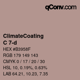 Color code: ClimateCoating - C 7-d | qconv.com