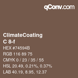 Color code: ClimateCoating - C 8-f | qconv.com