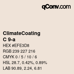 Color code: ClimateCoating - C 9-a | qconv.com