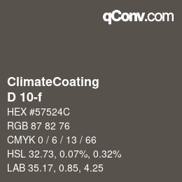 Color code: ClimateCoating - D 10-f | qconv.com