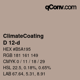 Color code: ClimateCoating - D 12-d | qconv.com