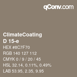 Farbcode: ClimateCoating - D 15-e | qconv.com