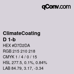 Color code: ClimateCoating - D 1-b | qconv.com