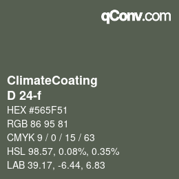 Color code: ClimateCoating - D 24-f | qconv.com