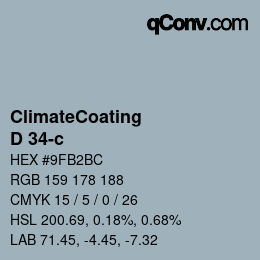 Farbcode: ClimateCoating - D 34-c | qconv.com