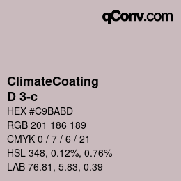 Color code: ClimateCoating - D 3-c | qconv.com