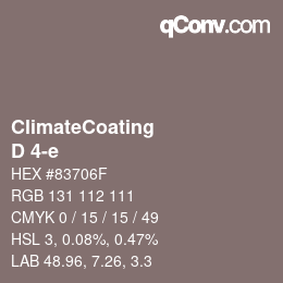 Farbcode: ClimateCoating - D 4-e | qconv.com