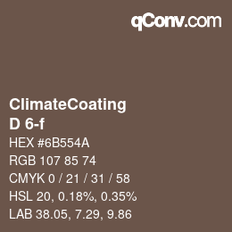 Color code: ClimateCoating - D 6-f | qconv.com