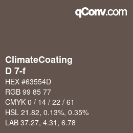 Color code: ClimateCoating - D 7-f | qconv.com