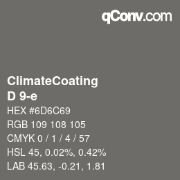 Farbcode: ClimateCoating - D 9-e | qconv.com
