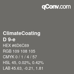 Color code: ClimateCoating - D 9-e | qconv.com