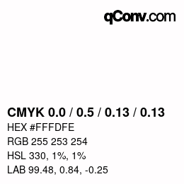 Color code: CMYK 0.0 / 0.5 / 0.13 / 0.13 | qconv.com