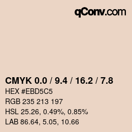 Color code: CMYK 0.0 / 9.4 / 16.2 / 7.8 | qconv.com