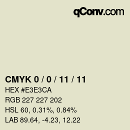 Color code: CMYK 0 / 0 / 11 / 11 | qconv.com