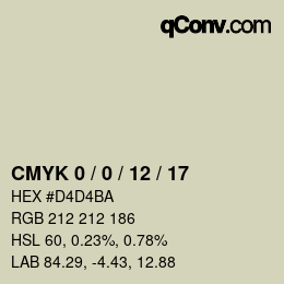Color code: CMYK 0 / 0 / 12 / 17 | qconv.com