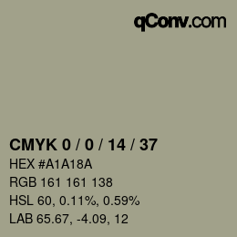 Color code: CMYK 0 / 0 / 14 / 37 | qconv.com