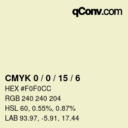 Color code: CMYK 0 / 0 / 15 / 6 | qconv.com