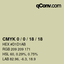 Color code: CMYK 0 / 0 / 18 / 18 | qconv.com